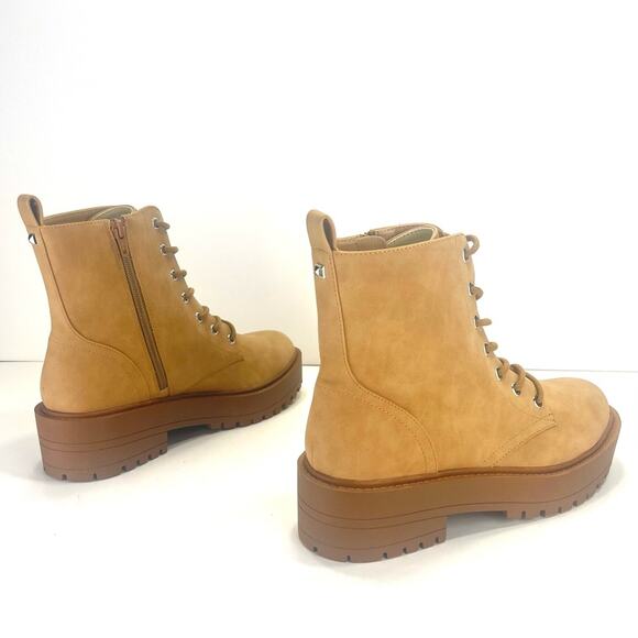 DV Dolce Vita Primm Women Tan Combat Boot Size 9 Platform Lug Sole Bootie New - Picture 3 of 15